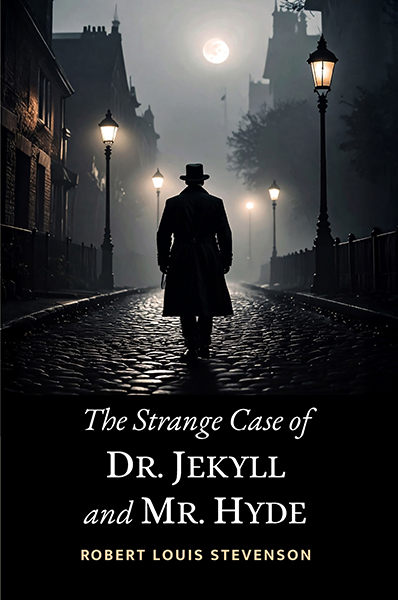 Book cover: The Strange Case of Dr. Jekyll and Mr. Hyde by Robert Louis Stevenson